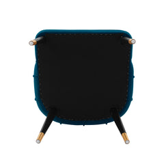 Eda Dining Chair in Midnight Blue (set of 2) - Ornate Home
