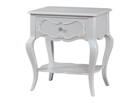 Edalene Gray Nightstand - Ornate Home