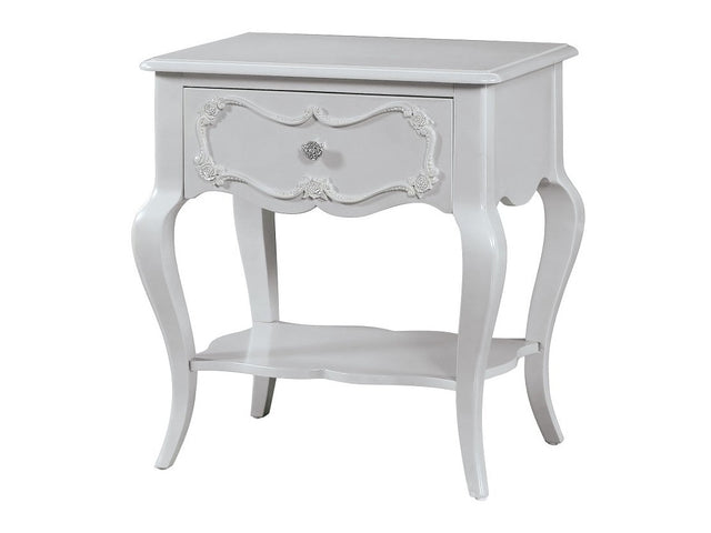 Edalene Gray Nightstand - Ornate Home