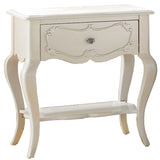 Edalene Pearl White Nightstand - Ornate Home