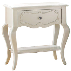 Edalene Pearl White Nightstand - Ornate Home