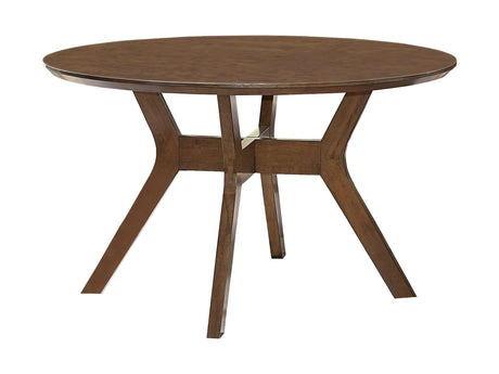 Edam Brown Round Dining Table - Ornate Home