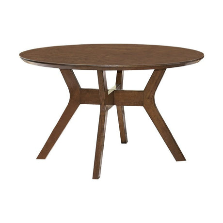 Edam Brown Round Dining Table - Ornate Home