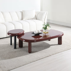 Eddie Red High Gloss End Table - Ornate Home