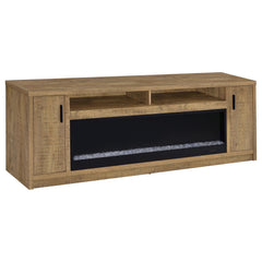 Eddy Mango 79-inch 2-door TV Stand Fireplace Media Console - Ornate Home
