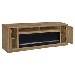Eddy Mango 79-inch 2-door TV Stand Fireplace Media Console - Ornate Home