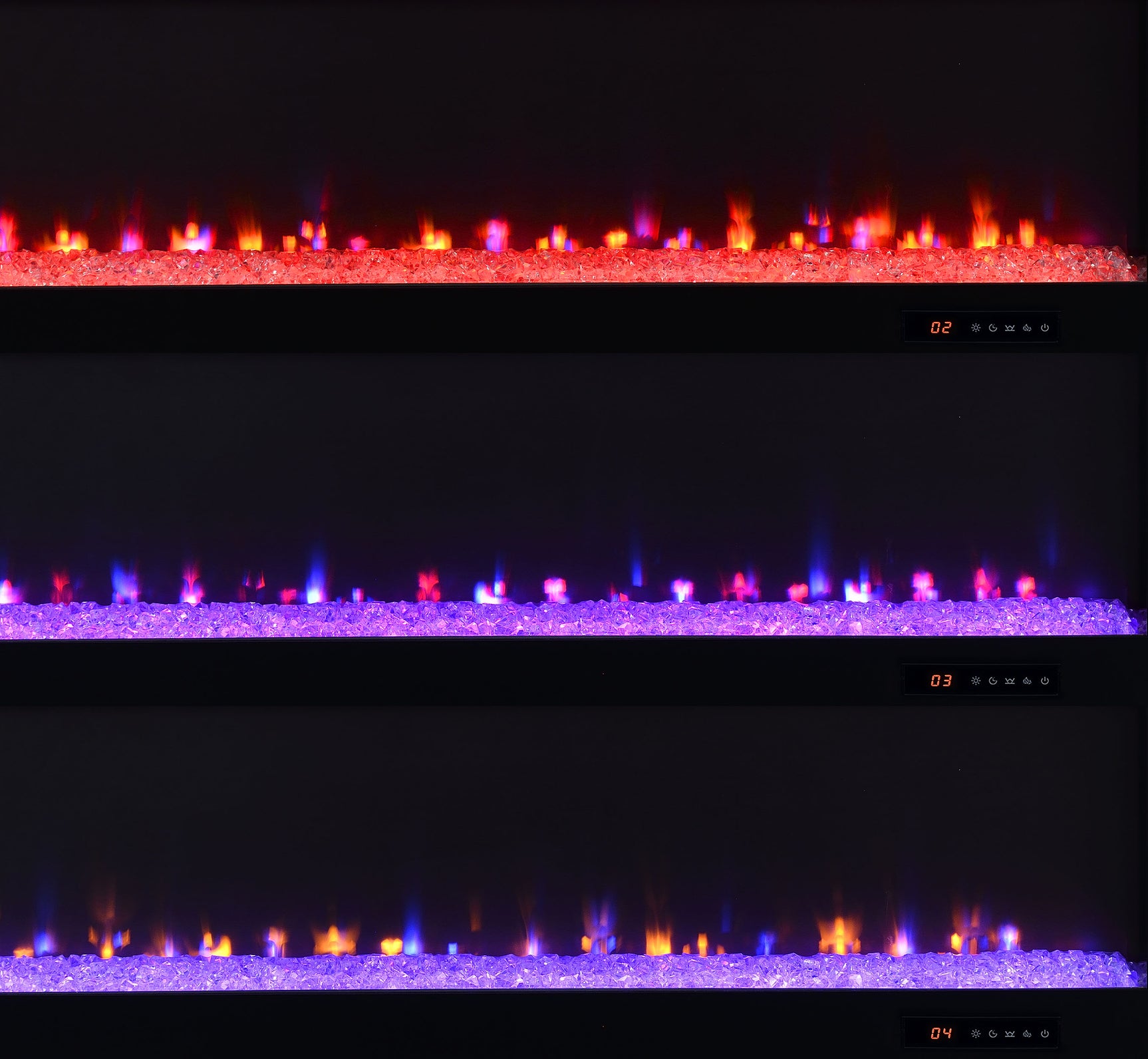 Eddy Mango 79-inch 2-door TV Stand Fireplace Media Console - Ornate Home