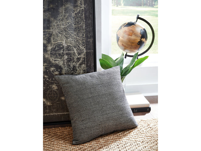 Edelmont Black/Linen Pillow (Online Special Price) - Ornate Home