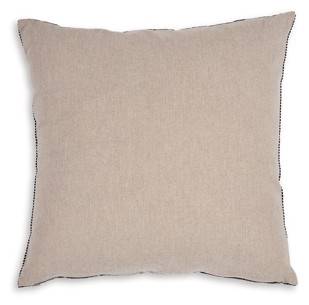 Edelmont Black/Linen Pillow (Online Special Price) - Ornate Home
