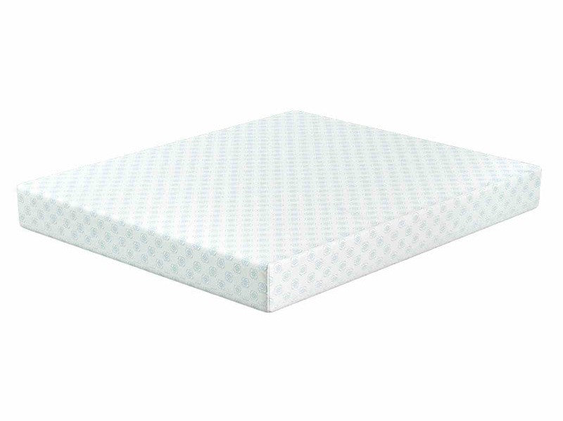 Edelweiss White 10" Twin XL Memory Foam Mattress - Ornate Home