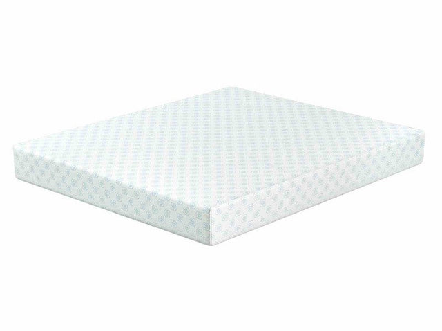 Edelweiss White 10" Twin XL Memory Foam Mattress - Ornate Home