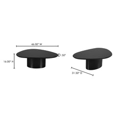 Eden Black Coffee Table - Ornate Home