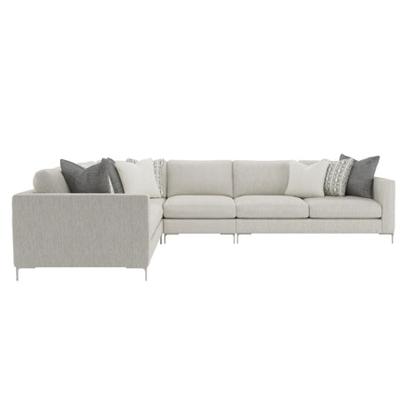 Eden Grey Fabric Sectional - Ornate Home