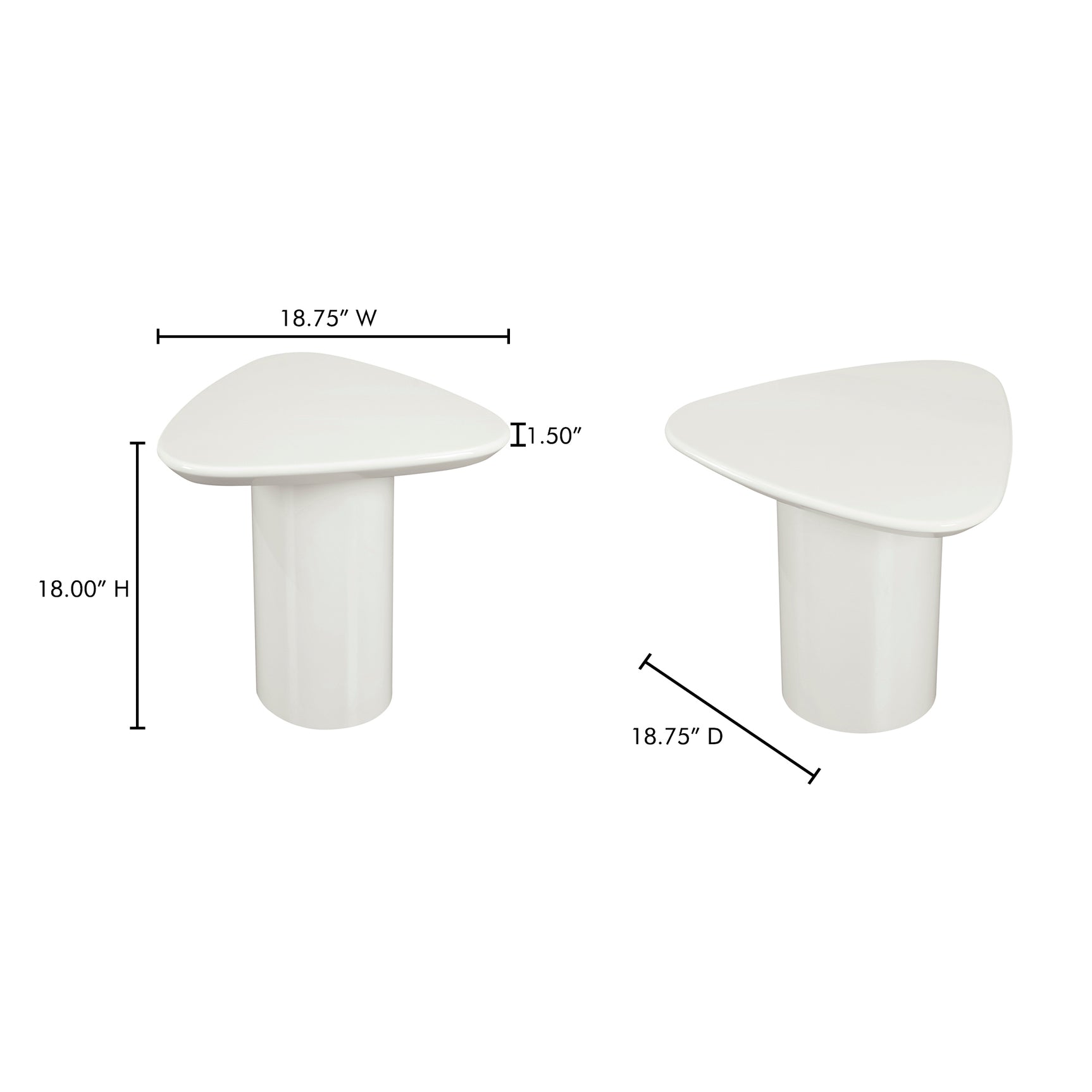 Eden Ivory Accent Table - Ornate Home