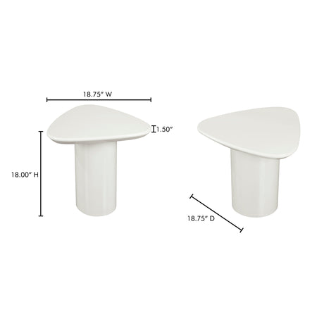 Eden Ivory Accent Table - Ornate Home