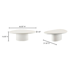 Eden Ivory Coffee Table - Ornate Home