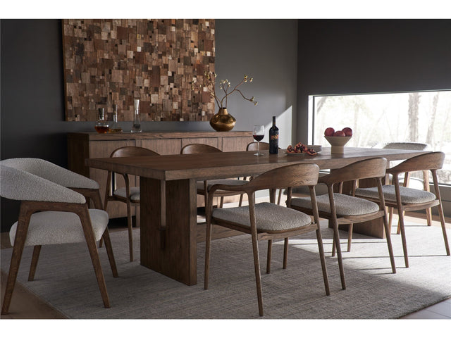 Eden Medium Brown Oak Dining Table - Ornate Home