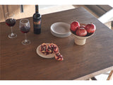 Eden Medium Brown Oak Dining Table - Ornate Home