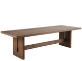 Eden Medium Brown Oak Dining Table - Ornate Home