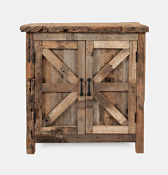 Eden Prairie Reclaimed 2 Door Accent Cabinet - Ornate Home