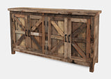 Eden Prairie Reclaimed 4 Door Accent Cabinet - Ornate Home
