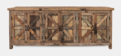 Eden Prairie Reclaimed 6 Door Accent Cabinet - Ornate Home