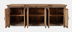 Eden Prairie Reclaimed 6 Door Accent Cabinet - Ornate Home