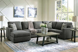 Edenfield Charcoal 3pc Sectional w/ Chaise (Online Special Price) - Ornate Home