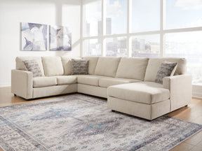 Edenfield Linen 3pc Sectional with Chaise - Ornate Home