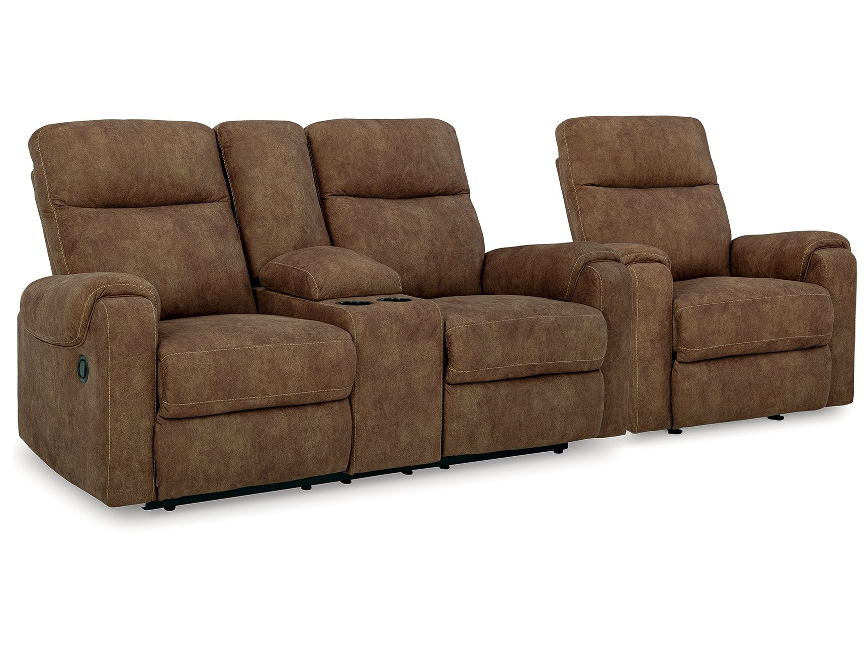 Edenwold Brindle Reclining Loveseat and Recliner - Ornate Home
