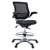 Edge Black Drafting Chair - Ornate Home