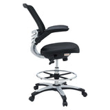 Edge Black Drafting Chair - Ornate Home