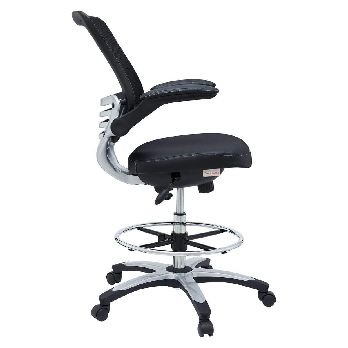 Edge Black Drafting Chair - Ornate Home
