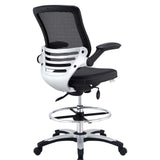 Edge Black Drafting Chair - Ornate Home