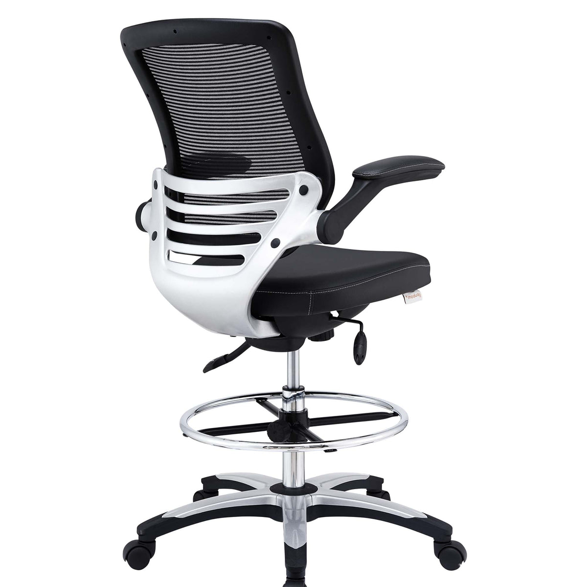 Edge Black Drafting Chair - Ornate Home