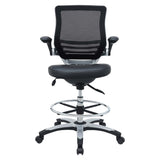 Edge Black Drafting Chair - Ornate Home