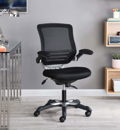 Edge Black Mesh Office Chair - Ornate Home