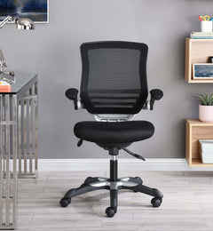 Edge Black Mesh Office Chair - Ornate Home