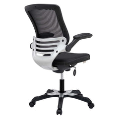 Edge Black Vinyl Office Chair - Ornate Home