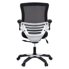 Edge Black Vinyl Office Chair - Ornate Home