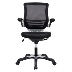 Edge Black Vinyl Office Chair - Ornate Home