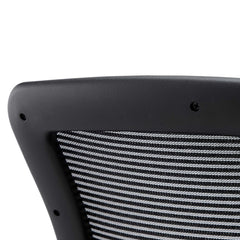 Edge Black Vinyl Office Chair - Ornate Home