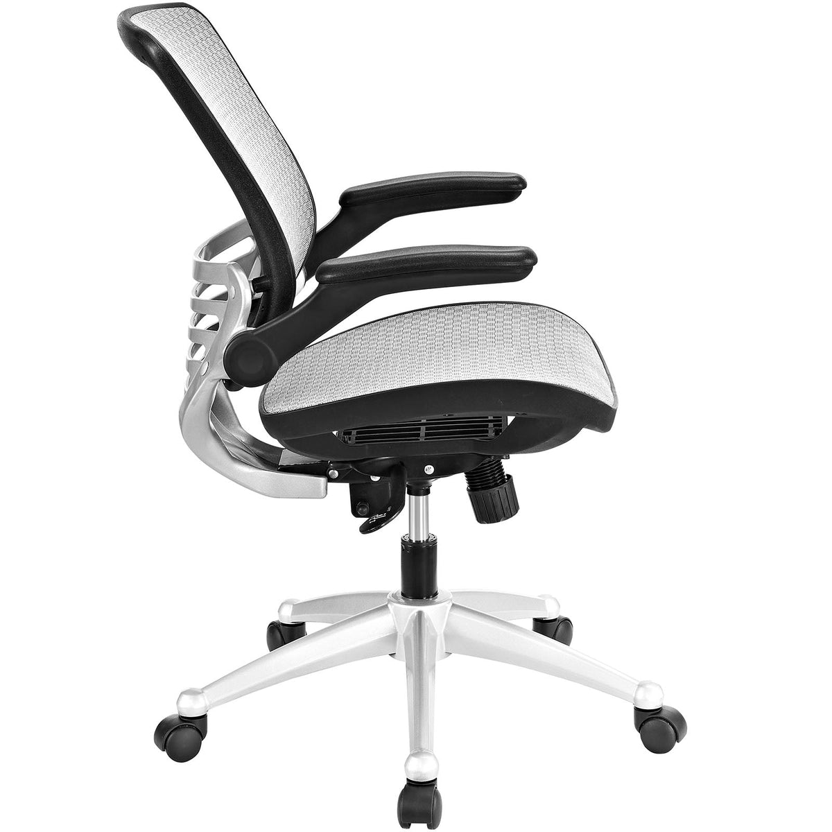 Edge Gray All Mesh Office Chair - Ornate Home