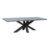 Edge Grey Small Dining Table - Ornate Home