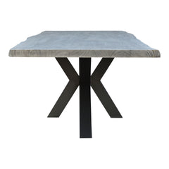 Edge Grey Small Dining Table - Ornate Home