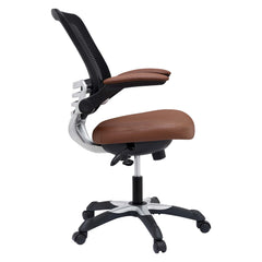 Edge Tan Vinyl Office Chair - Ornate Home