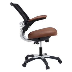 Edge Tan Vinyl Office Chair - Ornate Home