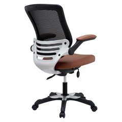 Edge Tan Vinyl Office Chair - Ornate Home
