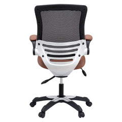 Edge Tan Vinyl Office Chair - Ornate Home