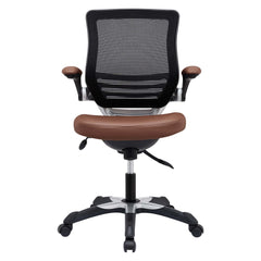 Edge Tan Vinyl Office Chair - Ornate Home
